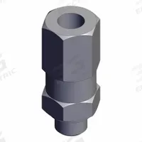 SMC Vacuum Savings Valve: 3 lpm Min Flow Rate, -100 kPa, 8 mm Hex Size, 9 mm Overall Lg, Brass, ZP2V (MPN ZP2V-B5-03). Key specifications — attr158990: Male; attr158994: Female; attr158978: Brass; attr158975: SMC.