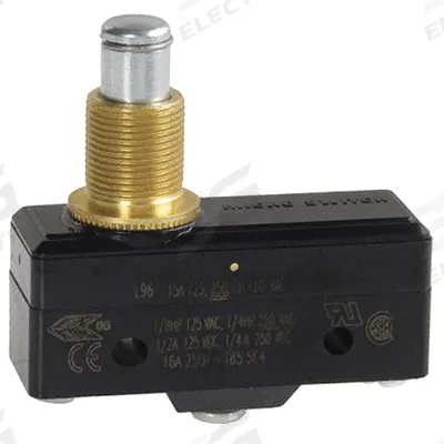Honeywell Snap Action Switch: Plunger Actuator, 1NO/1NC - Plunger Snap-Action Switches