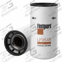 FLEETGUARD Automotive Oil Filter: 2 1/4"-12 UNS-2B Thread Size, 10 1/2 in Overall Ht, Oil, Plastic (MPN LF9548). Key specifications — Brand: FLEETGUARD; Compatible Vehicle Make: Agco; Media Material: Plastic.