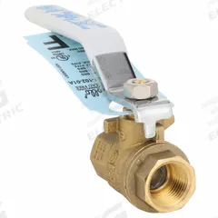 APOLLO Manual Two-Way Ball Valve: 3/8 in, Brass, Straight, FNPT x FNPT, 600 psi Max. Pressure (CWP) (MPN 94ALF-102-01A). Key specifications — Brand: APOLLO; Handle: Lever.