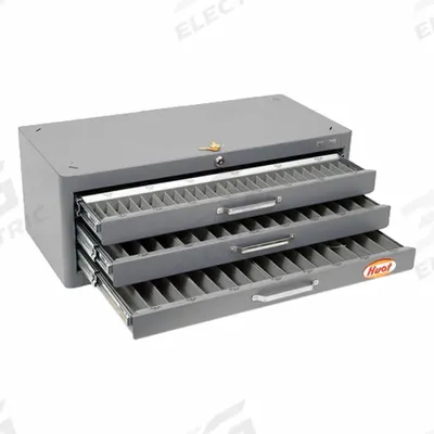 HUOT End Mill Dispenser: 68 Compartments - End Mill Chests