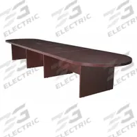 REGENCY Conference Table: Racetrack Oval, Laminate, Mahogany, 192 in Overall Lg, 52 in Overall Wd (MPN LCTRT19252MH). Key specifications — attr987891: Slab Leg; attr987894: Laminate; attr987867: PVC; attr987857: REGENCY; attr987872: Wood.