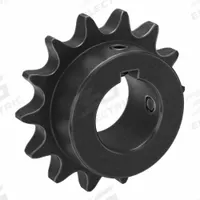 TSUBAKI Single Strand Sprocket: 60, For 3/4 in Chain Pitch, 1 7/16 in Bore Dia, 14 Teeth, Steel (MPN 60B14F-1G). Key specifications — Brand: TSUBAKI.