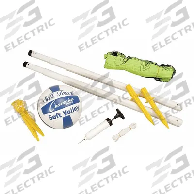CHAMPION SPORTS Volleyball Set: Blue/White - Volleyball Sets