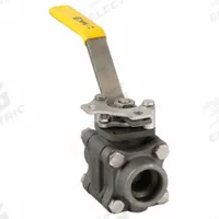 APOLLO Manual Two-Way Ball Valve: 1 in, Carbon Steel, Straight, Sweat x Sweat, Full Port Ball Port (MPN 83B24501). Key specifications — Brand: APOLLO; Handle: Locking Lever.