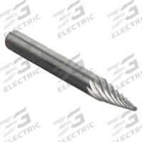 APPROVED VENDOR Carbide Bur: Pointed-End Cone, SM-41, Single Cut, 1/8" x 3/8" Head, 1/8" Shank (MPN 19D742). Key specifications — Trade Number: SM-41; Brand: APPROVED VENDOR.