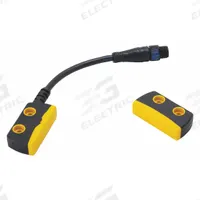 EATON Magnetically Actuated Safety Interlock Switch: RS Series, 2NC, 0.4 ft Cable Lg, 4-Pin Micro (MPN RS2-02-Q4). Key specifications — Brand: EATON; Indicating Light: No Indicating Light Included; Series: RS; Termination Type: 4-Pin Micro.