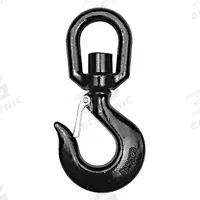 DAYTON Slip Hook: 3,000 lb Working Load Limit, 80 Hook Grade, Alloy Steel, 1/2 in Material Thick (MPN 1DNH7). Key specifications — Color: Black; Brand: DAYTON; Visual Indicator Markings: None.