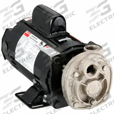 Dayton Turbine Pump: 1/3 hp, 115/230V AC, 140 psi Shut Off - Turbine Centrifugal Pumps