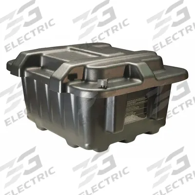 QUICKCABLE Battery Box: Commercial Vehicles/Std Vehicles, 14 in Inside Lg, 15 in Inside Wd - Commercial Battery Boxes