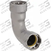 VIEGA MEGAPRESS Crimp Elbow Fitting: 1 in Pipe x 1 in Pipe Size, Press-fit x Press-fit, Steel, HNBR (MPN 25211). Key specifications — attr1347260: VIEGA MEGAPRESS.