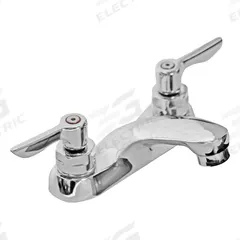 AMERICAN STANDARD Low Arc Bathroom Faucet: Monterrey, Cast Brass, Chrome Finish, 1.5 gpm Flow Rate (MPN 5500140.002). Key specifications — Includes: 1/2 in Male Inlet Shanks; Red and Blue Indexes; Brand: AMERICAN STANDARD; Series: Monterrey.