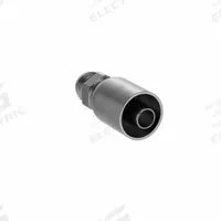 PARKER Hydraulic Crimp Fitting: Steel x Steel, Straight, -12 For Hose Dash Size, Male x Genderless (MPN 10377-12-12). Key specifications — Fitting Gender: Male x Genderless; Fitting Connection Type: JIC x Crimp; Thread Size: 1-1/16"-12; For Hose Dash Size: -12; Brand: PARKER.