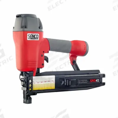 SENCO Staple Gun: For 7/16 in Staple Wd, For 16 ga_17 ga Staple Gauge - Air-Powered Framing Staplers