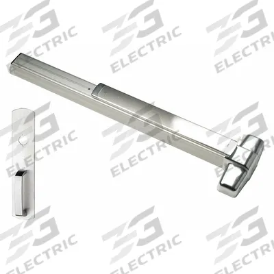 VON DUPRIN Concealed Vertical Rod: 3 ft Max Door Wd - Concealed Vertical Rod Push Bars