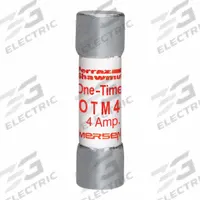 MERSEN Fuse: OTM Series, Midget, Fast-Acting, 4 A, 250 V AC, 13/32 in x 1 1/2 in, Non-Indicating (MPN OTM4). Key specifications — attr1287209: OTM; attr211192: MERSEN.