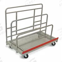 RAYMOND PRODUCTS Panel Truck: 3,200 lb, Gray, 54 in L x 30 in W x 47 in H Deck, 9 3/4 in Deck Ht (MPN 5056). Key specifications — Color: Gray; Caster/Wheel Configuration: (2) Swivel; Brand: RAYMOND PRODUCTS.