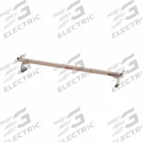 WEATHER GUARD Van Roof Rack: Aluminum, 8 in Overall Ht, 8 in Overall Lg, 6 1/2 in Overall Wd, White (MPN 225-3-03). Key specifications — Material: Aluminum; Finish: Powder-Coated; Brand: WEATHER GUARD; Color: White.