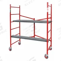 METALTECH Scaffold: Steel, 11.8 in to 6.3 ft, 58.3 in x 8.8 in, 1,000 lb Load Capacity (MPN I-BM6S). Key specifications — Brand: METALTECH; Height Adjustability: Fixed Height; Included Components: (4) Locking Pins.