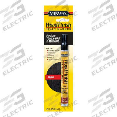 MINWAX Wood Repair Marker: Wood Repair Marker, Oil, 1 Container Size, Wood, Ebony - Wood Repair Markers