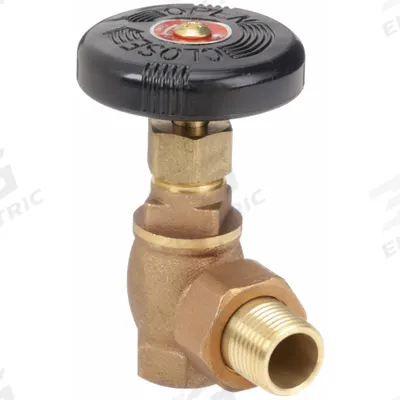 APPROVED VENDOR Radiator Valve: 109-303, 1/2 in NPT, 60 psi / 15 psi, Bronze, 1/2 in - Radiator Valves for Hot Water & Steam Systems