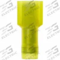 3M Wire Disconnect: Male Tab, Yellow, Nylon, Full Coverage, 12 AWG – 10 AWG Wire Size (MPN MNG10-250DMK). Key specifications — Brand: 3M; Manufacturer Part Number: MNG10-250DMK.
