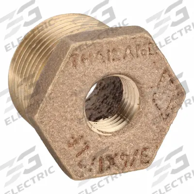 APPROVED VENDOR Metal Pipe Straight: Straight, 3/4 in x 1/4 in, Class 125, None Brass - Threaded Low-Pressure Pipe Fittings for Potable Water