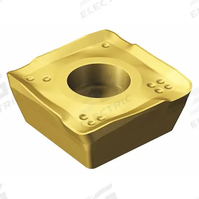 SANDVIK COROMANT Milling Insert, Finishing, Square, 490: 490R-08T304E-ML 2040 - Square (S) Indexable Milling Inserts