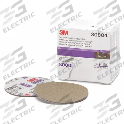 3M Polishing Pad: Disc, Hook-and-Loop, Silicon Carbide, 3 in Outside Dia - Vehicle Polishing Pads