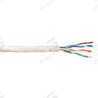 GENSPEED Category Cable: 1,000 ft Cable Lg, 23 AWG, Riser, White, PVC, Std, 7133841, 6, Unshielded. Key specifications — Conductor Gauge: 23 AWG; Jacket Material: PVC; Brand: GENSPEED; Pairs Separation: Standard.