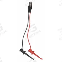 POMONA Test Leads: Black/Red Electrical Current Color, Test Clip, BNC Female, 5 1/2 in Lg, Nylon (MPN 3788). Key specifications — Brand: POMONA.