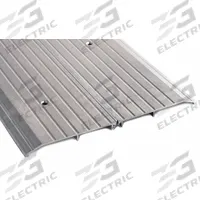 NATIONAL GUARD Door Threshold: Saddle, Aluminum, 4 ft Lg (MPN 8430-48). Key specifications — Brand: NATIONAL GUARD; Transition Type: Fluted.