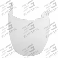 MILWAUKEE Face Shield Visor: 9 in Overall Wd, 9 3/4 in Overall Ht, Clear, Reusable, 5 PK (MPN 48-73-1444). Key specifications — Material: Polycarbonate; Brand: MILWAUKEE.