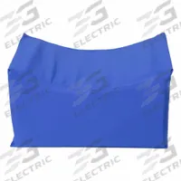 C-MATT Bed Wedge: Blue, 9 in Overall Lg, 4 1/4 in Overall Wd, 8 in Overall Ht, Nylon/Polyester, Foam (MPN H12645)