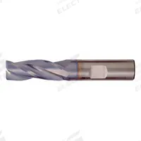 CLEVELAND Corner Radius End Mill: Carbide, TiAlN Coated, 3 Flute, 1" Mill Dia, 1-1/8" LOC, 0.03" Rad (MPN C80395)