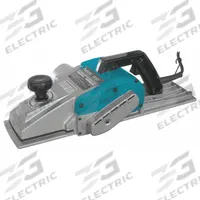 MAKITA Corded Hand Planer: Flat, 120V AC, 10.9 A, 6 3/4 in Blade Wd, 1/16 in Cutting Dp, 15,000 RPM (MPN 1806B). Key specifications — attr216859: 120V AC; attr306455: Steel; attr216833: MAKITA.