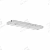 LED Dimmable Under Cabinet Light: 12 in Lg, 450 lm, 4000K, 6 W, Plug-In or Hardwired, White, 1 in Ht (MPN UC12-1K-HL-D). Key specifications — attr1262778: 120V AC; attr1262749: Plug-In or Hardwired; attr1262754: Integrated LED; attr1262758: Aluminum; attr1262760: Yes; attr1262765: LED; attr1262776: High/Low/Off; attr1262780: 4000K.