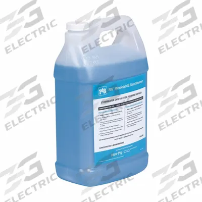 PIG Oil Stain Remover: Microbial Oil Stain Remover, 1 gal Container Size - Detergents for Pressure Washers