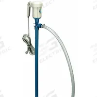 FINISH THOMPSON Electric Drum Pump: Pump with Hose, 1/3 hp HP, 115 V AC, 17 gpm, Polypropylene, PP (MPN EFP-40 & S1 Kit). Key specifications — Brand: FINISH THOMPSON; Suction Tube Material: PP.