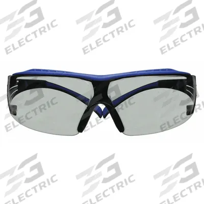 SECUREFIT Safety Glasses: Light Gray Lens, Frameless, Scotchgard Anti-Fog - Padded Comfort-Fit Safety Glasses