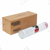 LINCOLN ELECTRIC Hardfacing Stick Electrode: Wearshield Mangjet, 1/4 in x 14 in, 10 lb, 47 HRC (MPN ED021979). Key specifications — Brand: LINCOLN ELECTRIC; Maximum Rockwell Hardness (As Welded): 47 HRC.