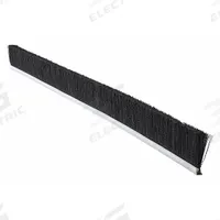 TANIS Strip Brush: 7 11/16 in Bristle Trim Ht, Black, 0.045 in Bristle Dia, Crimped Wire, #7, 10 PK (MPN MB701896). Key specifications — Bristle Type: Crimped Wire; Backing Material - Brush: Steel; Bristle Color: Black; Brand: TANIS.