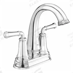 AMERICAN STANDARD Mid Arc Bathroom Faucet: Delancey, Brass, Polished Chrome Finish, Centerset, Arc (MPN 7052207.002). Key specifications — Includes: Drain; Brand: AMERICAN STANDARD; Series: Delancey.