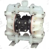 SANDPIPER Double Diaphragm Pump: PVDF Body, 3/4 in, NPT Connection, 23 gpm, 231 ft Max. Head (MPN S07B1K2KPNS000.). Key specifications — Brand: SANDPIPER; Seat Material: PVDF; Check Valve Material: PTFE; Diaphragm Material: PTFE w/ Santoprene Backing.