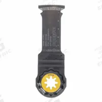 METABO Oscillating Tool Blade: 1 1/4 in Blade Wd, 2 3/8 in Overall Lg, Plunge Cutting, 1 Pieces (MPN 626946000). Key specifications — attr1097473: Soft Wood; attr1097476: METABO; attr1097456: Plunge Cutting.