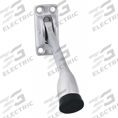 IVES Lever Door Holder: Door - Mounted, 1 in Wd, 2 1/8 in Overall Ht - Lever Door Holders