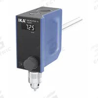 IKA Overhead Mixer: 1,000 RPM Max Speed, 15 N-cm, 8,000 cps Max Viscosity, 10 L Volume, 2.8 lb Wt (MPN 0025004883). Key specifications — Voltage: 100/240V; Maximum Torque: 15 N-cm; Mixing Speed Type: Variable; Brand: IKA; Display Type: Digital.