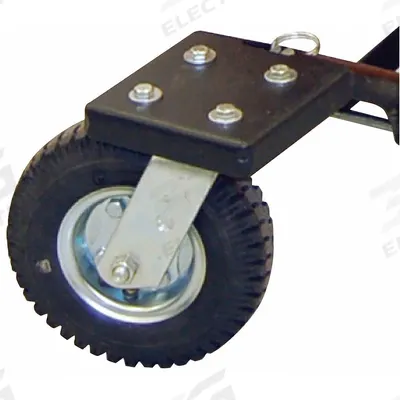 BILLY GOAT Caster Kit: Rubber, Steel - Litter & Leaf Vacuum Parts & Accessories