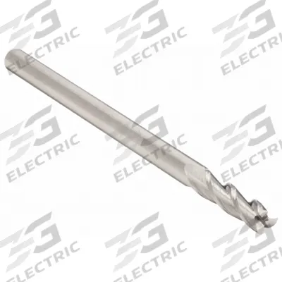 WIDIA HANITA Square End Mill: Carbide, 3 Flute, 3/16" Mill Dia, 5/8" LOC, 3" OAL (MPN I3S0188T062L) - General Purpose Carbide Square End Mills