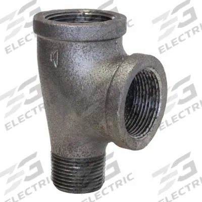 ANVIL Metal Pipe Tee: Tee (run x run x branch), 300 psi @ 150°F - Medium-Pressure Threaded Pipe Fittings